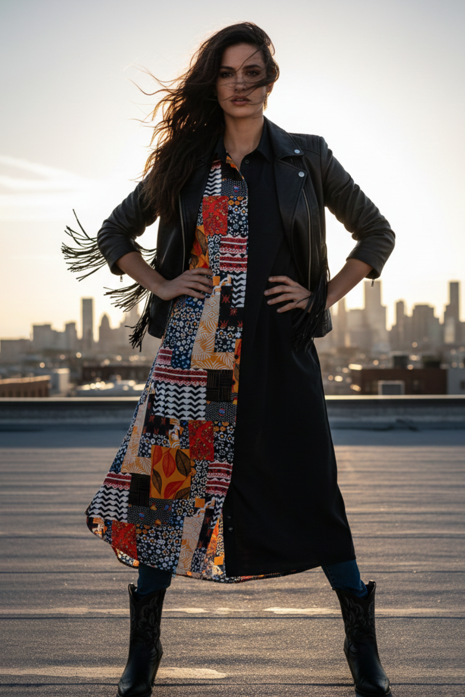 Midnight Sunset - Dress